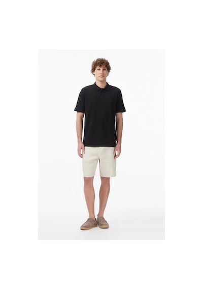 Nautica Erkek Siyah Regular Fit Polo Yaka T-shirt-14584