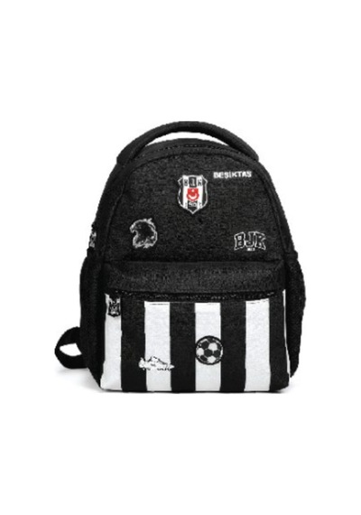 Beşiktaş Anaokulu Çantası Dokuma Etiket Ve Baskı Detaylı 26376 Çok Renkli