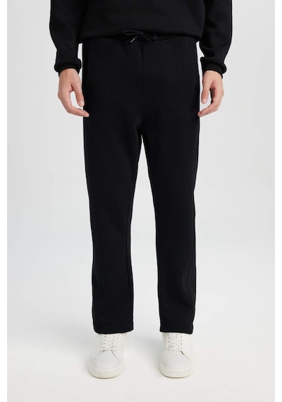DeFacto Regular Fit Eşofman Altı Beli Lastikli Basic Düz Cepli Düz Paça D9707AX24AUBK81