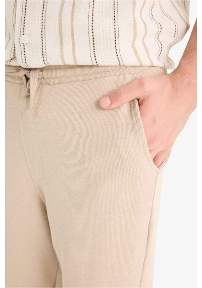 DeFacto Beli Bağcıklı Wide Leg Geniş Paça Eşofman Altı E5212AX25SMBG170
