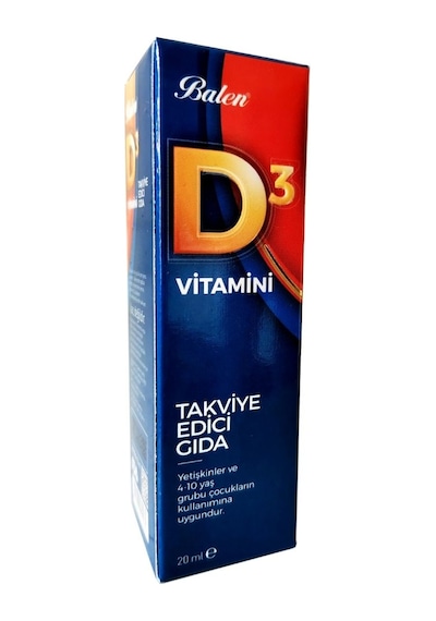 Balen D3 Vitamini Sıvı 20 Ml
