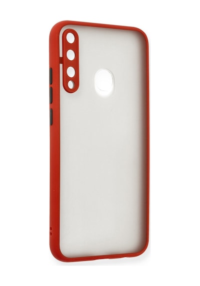 Huawei P40 Lite Uyumlu E Kılıf Montreal Silikon Kapak - Kırmızı
