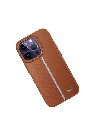 Apple Uyumlu iPhone 13 Pro Kılıf Hbc-155 Lizbon Kapak - Kahverengi