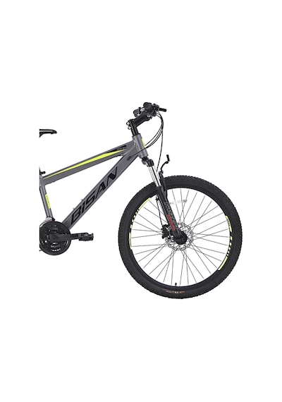Bisan Cooper Dağ Bisikleti 35 Cm Md 26 Jant 21 Vites Füme Siyah Sarı Füme Sarı