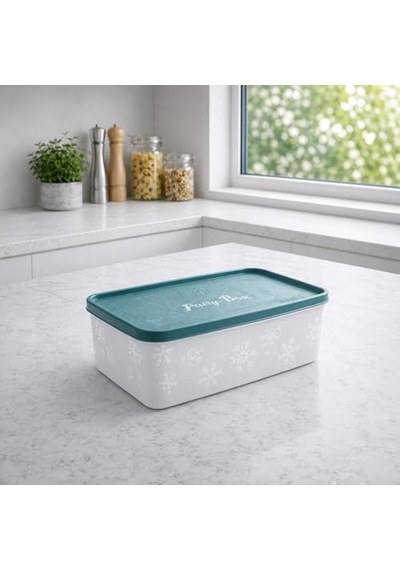 Derin Dondurucu Saklama Kabı 2 Litre No Frost Saklama Kabı Alaska Derin Dondurucu Saklama Kabı Turkuaz