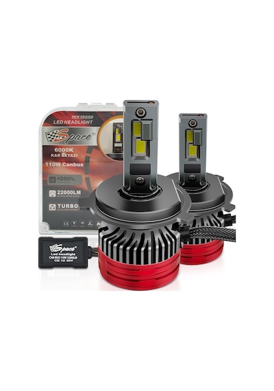 Led Far Ampulü Canbus 110w 22000lm H4 12v / Laam920