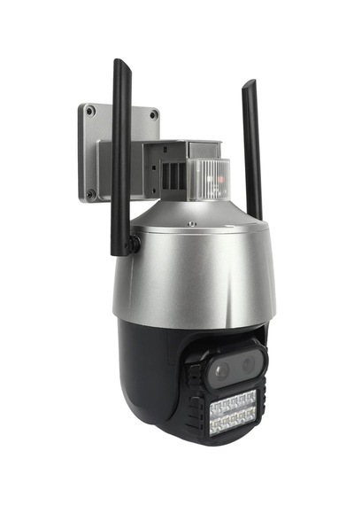 Pazarız Dış Mekan Güvenlik Kamerası 360 Wifi Kamera,çift Lensli Su Geçirmez 8x Hybrit Zoom 45