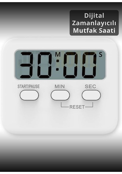Jet's Home Dijital Mutfak Saati Kronometre Zamanlayıcı Mutfak Zamanlayıcı
