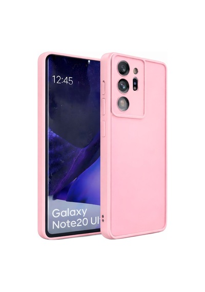 Samsung Galaxy  Note 20 Ultra Uyumlu Kamera Çıkıntılı Mat Silikon Telefon Kılıfı Resimdeki