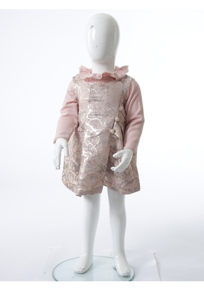 Xo Kids Kız Çocuk Elbise 3-12 Ay 2513 Pembe