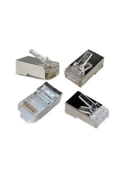 Rj 45 Metal Jak Konnektör 8P8C 100 Adet Rj45