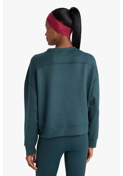 Defacto Defactofit Oversize Geniş Kalıp Bisiklet Yaka Modal Ultra Soft Sweatshirt E8954ax25augn1051 Yeşil-gn1051