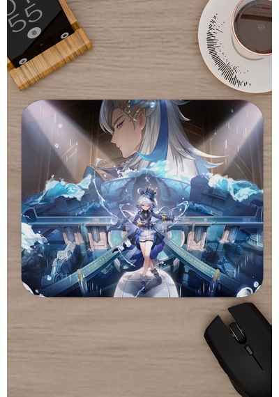 Neuvillette Genshin Impact Anime Gacha V2 - 22x18 Gaming Mouse Pad Fare Altlığı