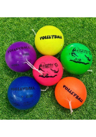 Özel Seri Okul Sporu Çocuk Yetişkin Pvc Voleybol Topu 200 Gr Çok Renkli