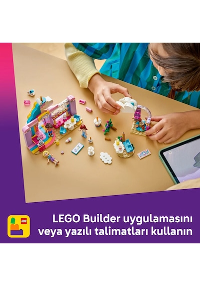 LEGO®  Friends Renkli Düşler Kafe Yapım Seti 42684 - 6 Yaş ve Üzeri Çocuklar için Minifigür İçeren Oyuncak Yapım Seti  (475 Parça)