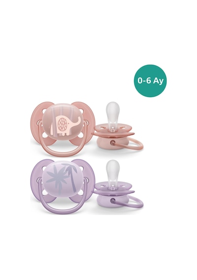 Philips Scf091/09 Ultra Soft 0-6 Ay 2li Kız Emzik