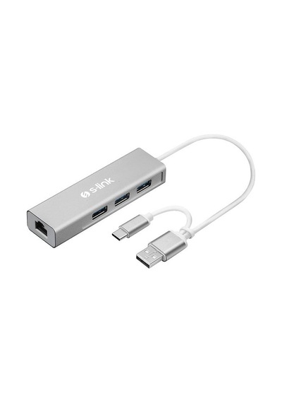 S Link Swapp Sw U332 Type C Usb3.0 1000Mbps 3 Port Usb Gigabit Et