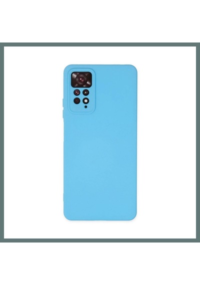 Ventra Redmi Note 11 Pro Kılıf Nano İçi Kadife Silikon - Mavi Ventra