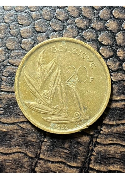 Belçika 20 Frank, 1982 Flemen Efsanesi - 'belgıë'