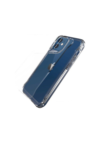 Apple Uyumlu iPhone 12 Kılıf Zore T-Max Köşeleri Korumalı Kılıf Renksiz