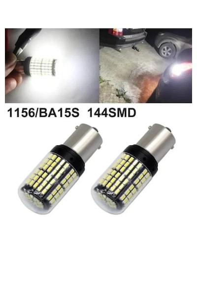 Yenilzd 93 Tek Duy Led P21w Ba15s 144 Ledli Beyaz 2 Adet