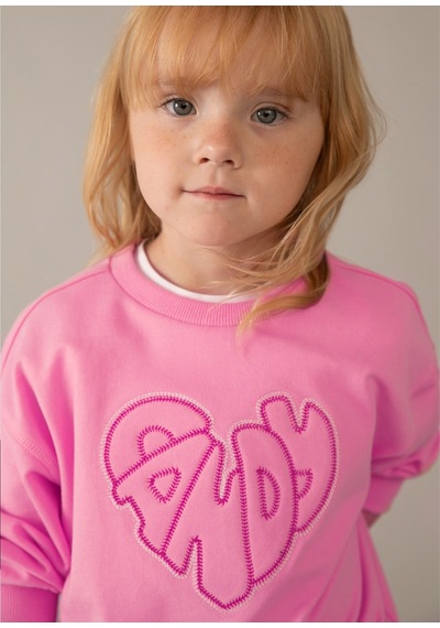 Mayoral Kız Çocuk İki İplik Sweatshirt Pembe