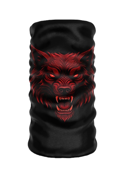 Bebo Store Extreme Outdoor Spor , Motorcu Ve Bisiklet Kullananlara Özel Desenli Buff Boyunluk Bandana Balaklava Kurt-193 Çok Renkli