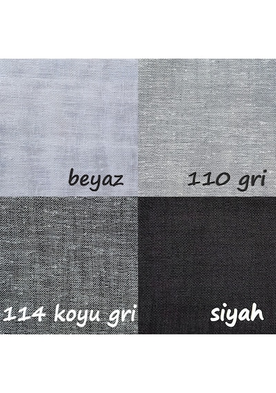 Katlamalı Keten Tül Stor Perde (444106741)