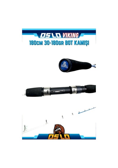 Oslo Shark 6000 Oslo Viking 180cm 30-180gr Tekne Olta Seti