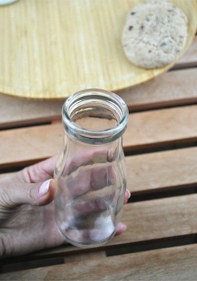 2 Adet Beyaz Plastik Kapaklı Cam Şişe 200 Ml Şeffaf Sürahi Süt, Ayran, Su, Limonata Meşrubat Şişesi