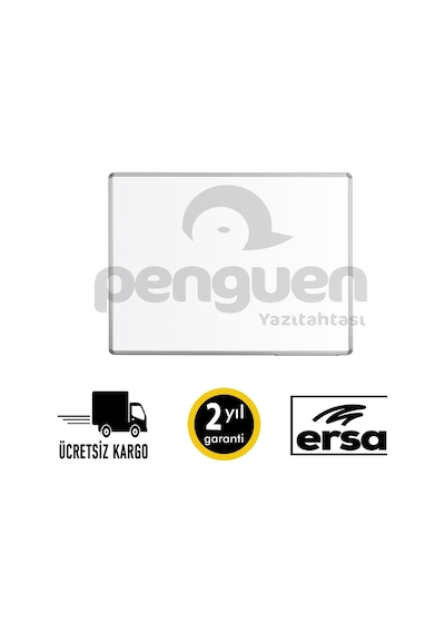 Penguen Alü Çer. Duvara Monte Manyetik Yazı Tahtası Beyaz 50X70
