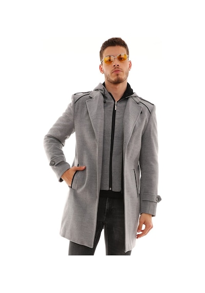 Plt8401 Dewberry Erkek Palto-Gri