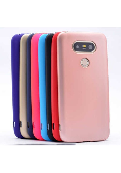 LG Uyumlu G5 Kılıf Zore Premier Silikon Kapak Mavi