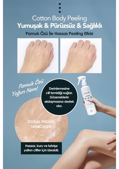 Lebelage Pamuk Özü İçeren Vücut Peelingi Lebelage Cotton Body Peeling