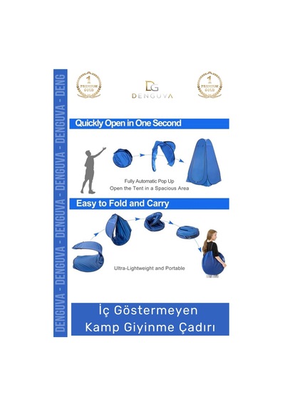 Giyinmeçadırı Otomatik Kamp Giyinme Soyunma Duş Tuvalet Çantalı Iç Göstermeyen Prova Kabin Çadır Çok Renkli