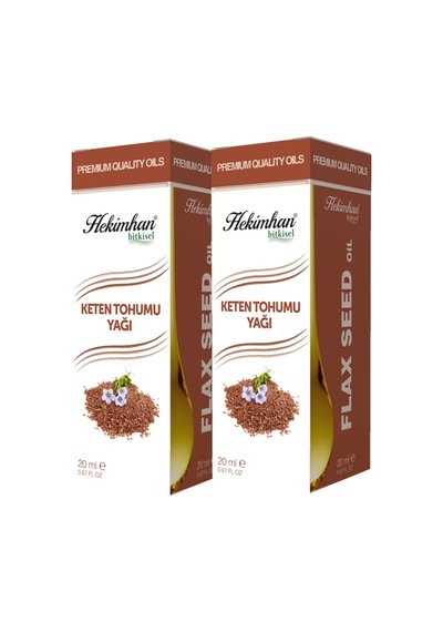 Hekimhan Bitkisel Keten Tohumu Yağı 2 x 20 ML