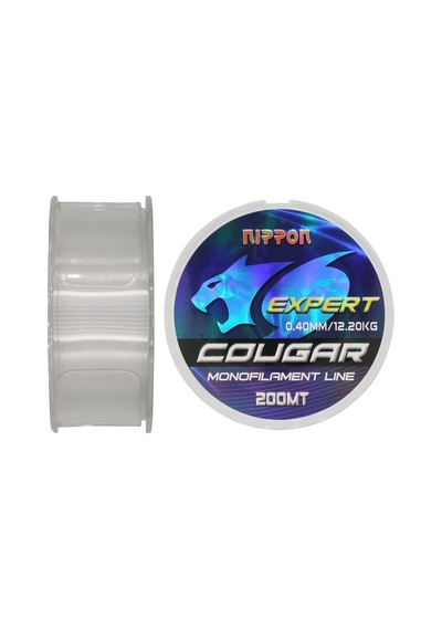 Nippon Cougar 200 Mt Beyaz Monofilament Misina 0.45mm