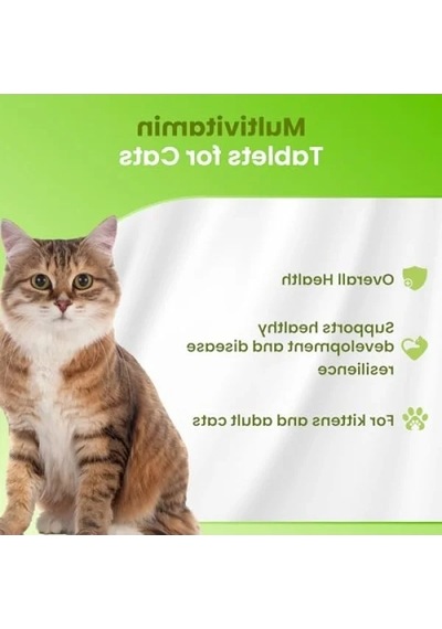 Multivitamin Tablet, Kediler İçin 150 Tablet