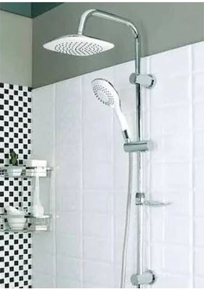 Beyazsu Beyaz Lüx Duş Robotu Tepe Yağmurlama Duş Seti Ikili Duş Banyo Seti 1. Kalite Duşluk Diğer