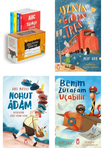 Dört Dörtlük Sözlük Seti & Benim Zürafam Uçabilir & Nohut Adam...