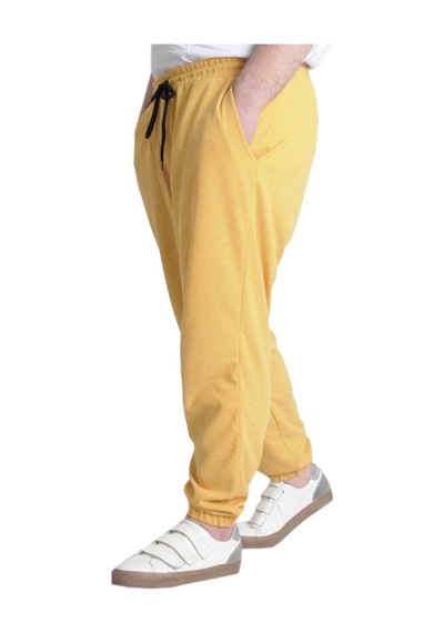 Mode Xl Eşofman Altı Lastikli Paça Waffle 23501 Hardal 001