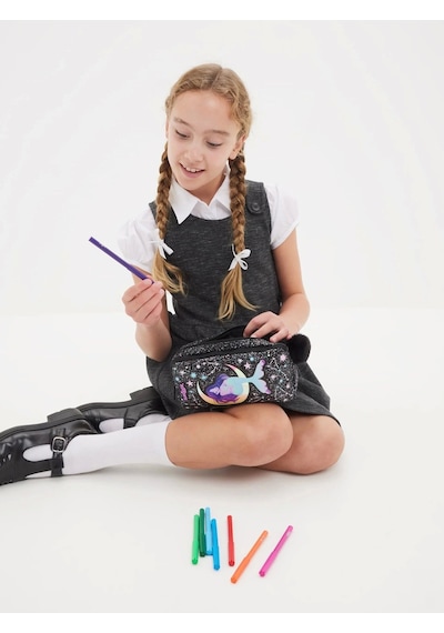 Smiggle Limitless Klasik Kalem Kutusu Siyah