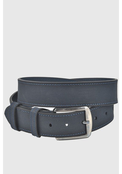 Deepsea Erkek Lacivert 4 Cm Eninde Suni Deri Kemer Yanları Dikişli Spor Kemer 2502652 Lacivert