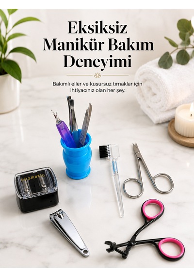 Profesyonel Manikür Pedikür Bakım Seti Çok Amaçlı Kişisel Bakım Kiti - Lisinya
