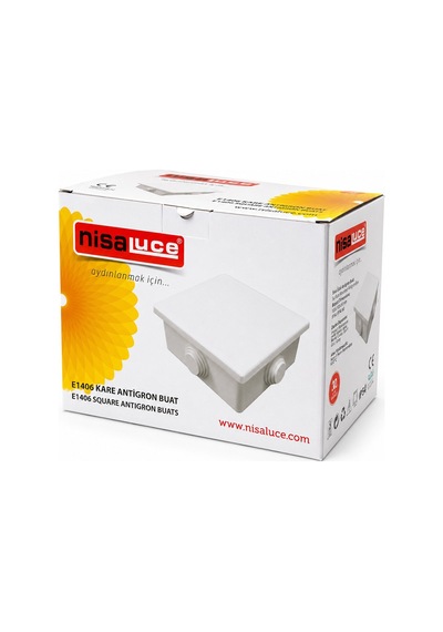 Nisaluce E1406 Kare Buat - Ip40 Antigron- 30'li Paket Diğer