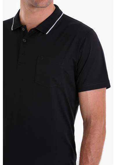 Hatemoğlu Siyah Regular Fit Düz 100% Pamuk Polo Yaka Tişört Siyah Hatemoğlu Siyah Regular Fit Düz 100% Pamuk Polo Yaka Tişört Siyah