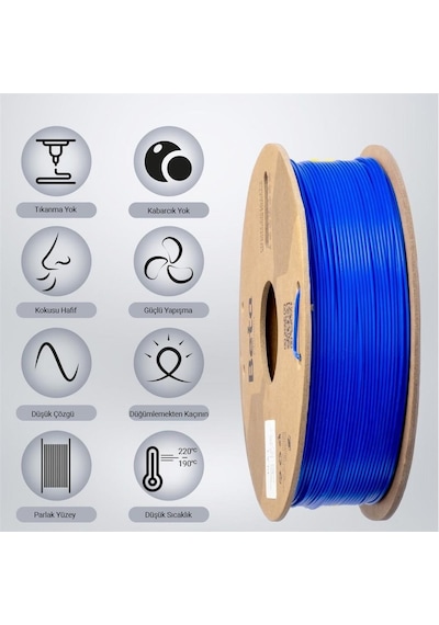 Beta Pla+ Filament Koyu Mavi 1,75mm 1kg