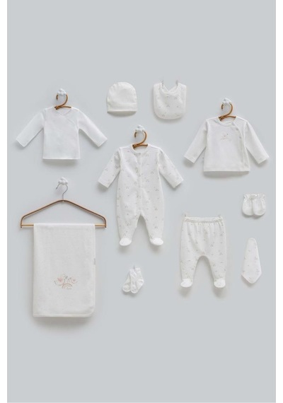 Caramell Pamuk Love Time 10 Parça Hastane Çıkışı Zıbın Seti Yeşil Crml.zk2250.ysl