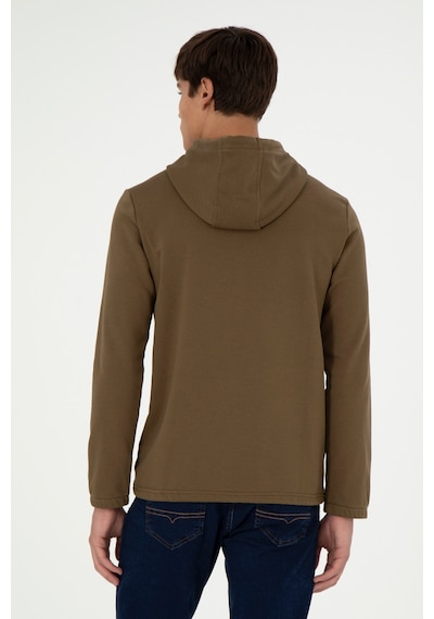 U.s. Polo Assn. Erkek Haki Sweatshirt 50293310-vr027 Haki