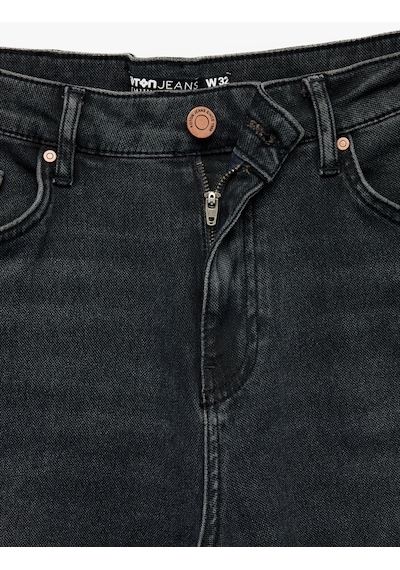 Koton Normal Bel Pamuklu Straight Fit Jean Pantolon - Mark Jean İndigo Stone 7wam40030nd İndigo - Taş Koton Normal Bel Pamuklu Straight Fit Jean Pantolon - Mark Jean İndigo Stone 7wam40030nd İndigo - Taş